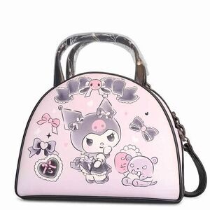 Loungefly Sanrio Kuromi & Baku Ribbon Dome Crossbody Bag Pink Sold Out